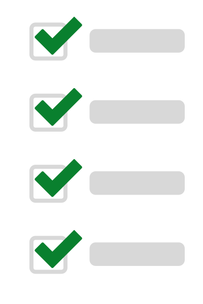 4-part Checklist Graphic